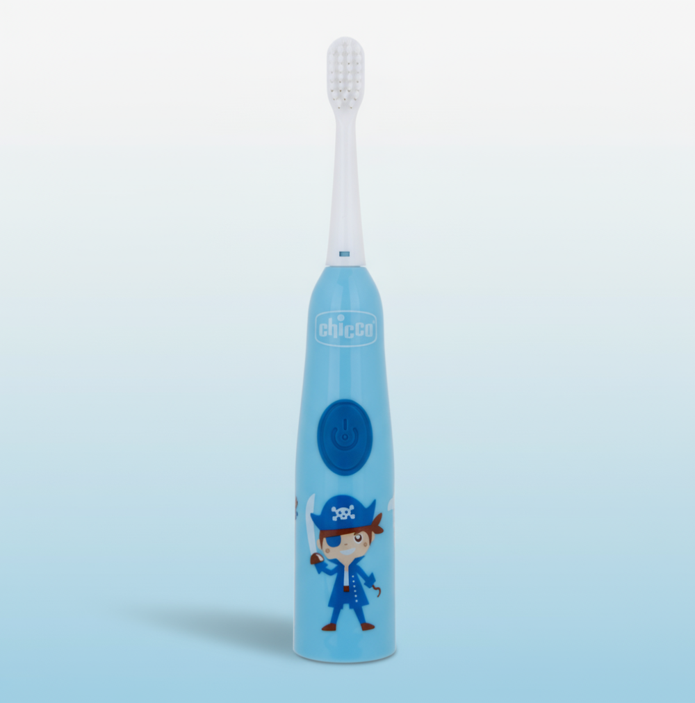 Chicco Escova Elétrica Pirata Azul 3A+