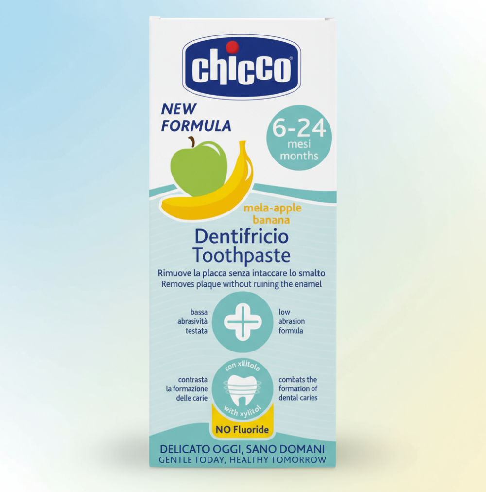 Chicco Dentífrico Maça e Banana 6M+