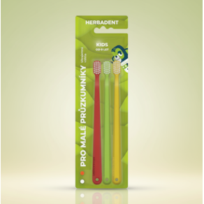 Herbadent Kids Escovas 0+ Pack 3 unidades