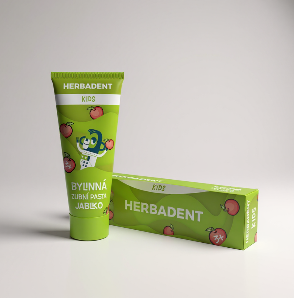 Herbadent Kids Pasta Dentífrica 3anos+ Sabor a Maça 75g