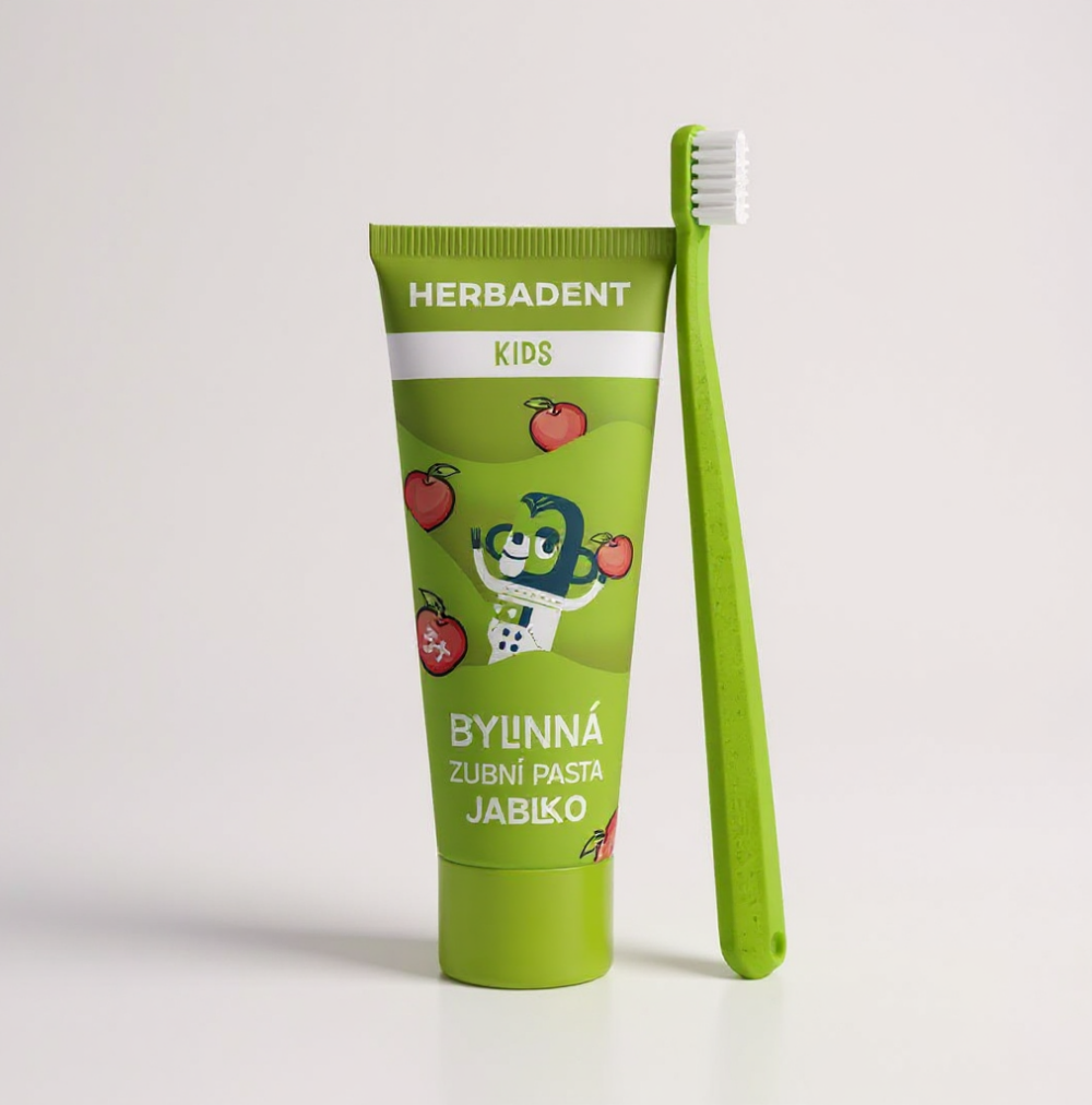 Herbadent Kids Pasta Dentífrica 3anos+ Sabor a Maça 75g