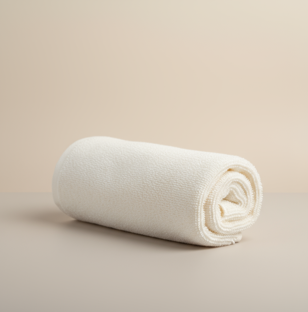 VWAY Toalha de Limpeza Facial Algodão de Bambu Pérola