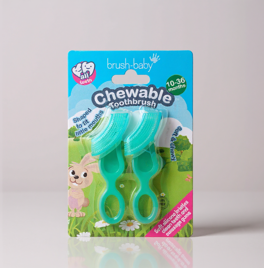 Brush-baby Escova-Mordedor Suave (10-36m) 2 unidades