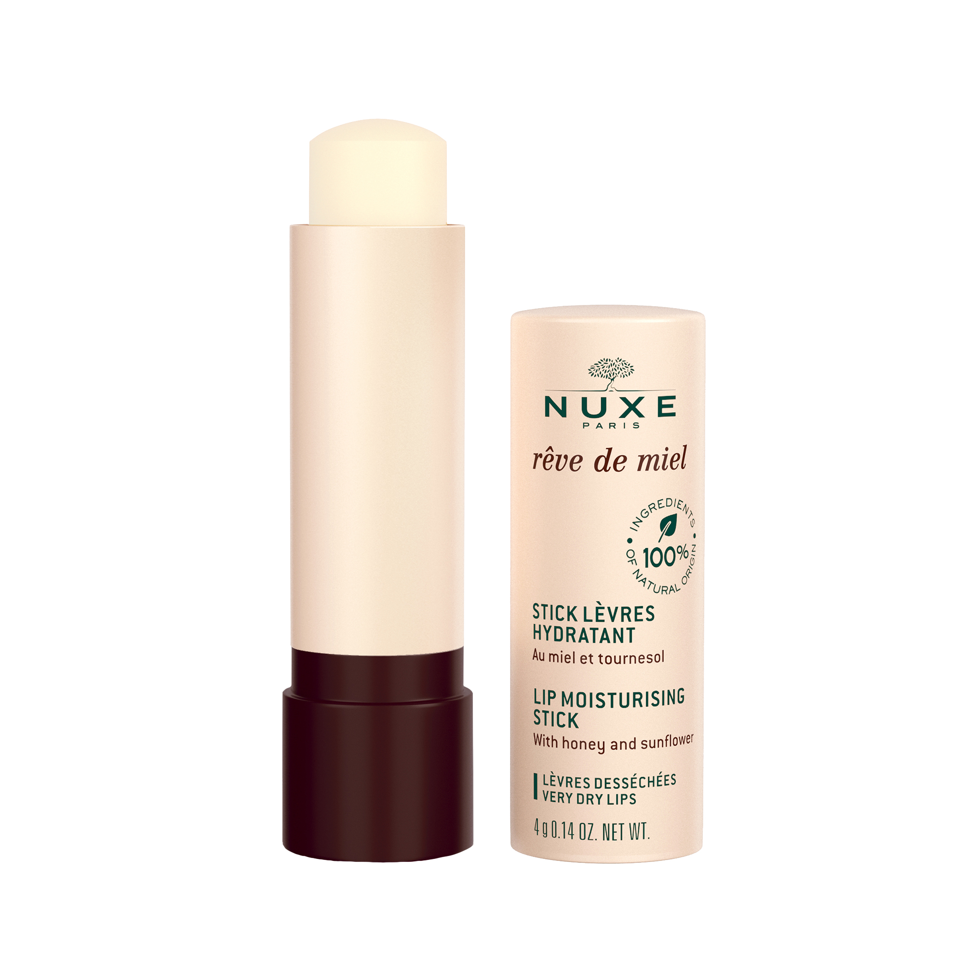 Nuxe Rêve de Miel Pack Creme de Mãos e Stick Labial 30ml + 4gr