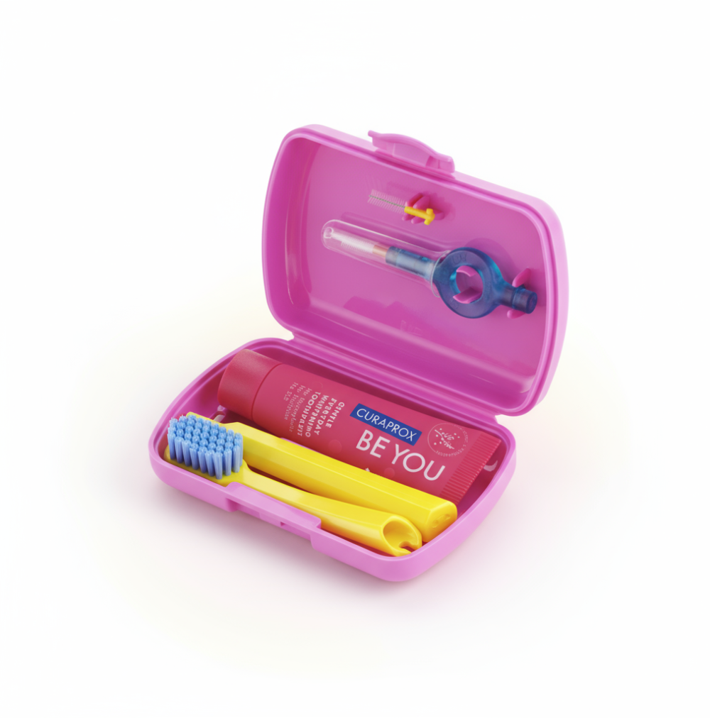 Curaprox Kit Viagem Rosa