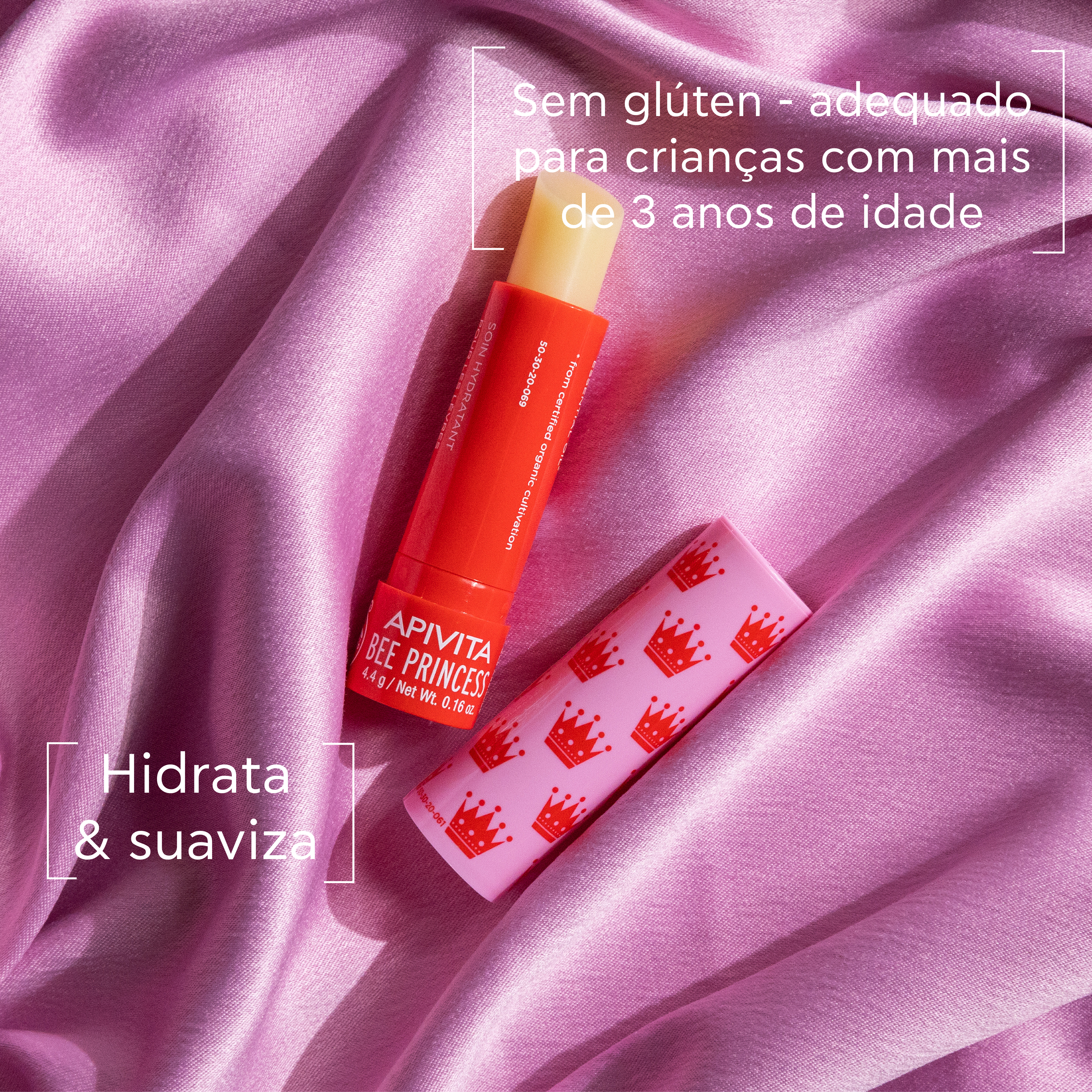 Apivita Bee Princess Cuidado Labial Stick 4,4g
