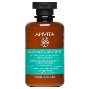 Apivita Oily Roots Dry Ends Shampô Raizes Oleosas Pontas Secas 250ml