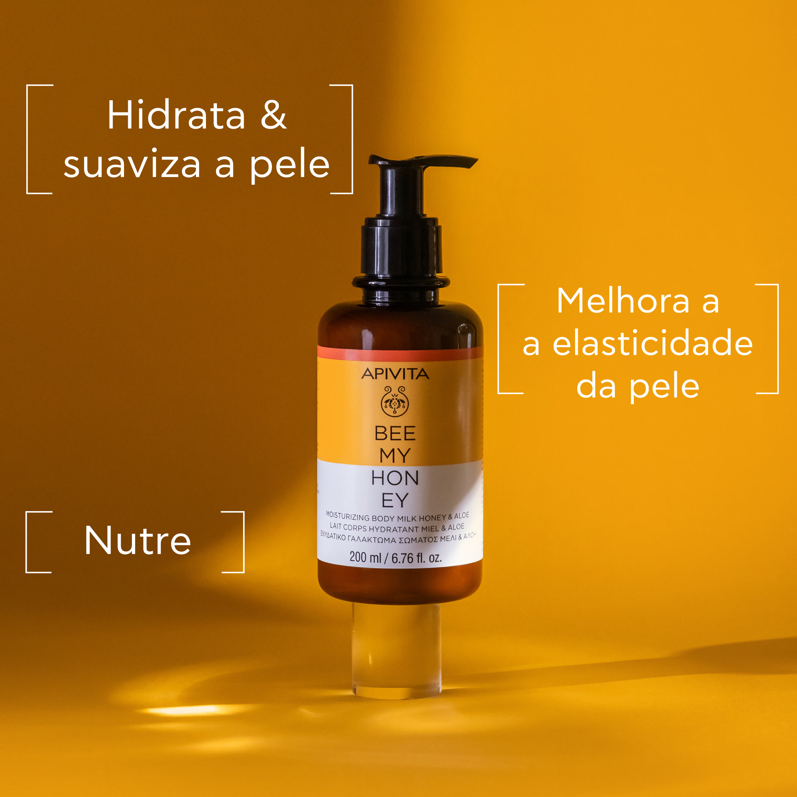 Apivita Bee My Honey Leite Hidratante Corporal 200ml
