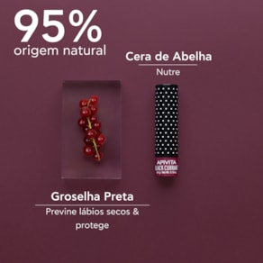 Apivita Black Currant Cuidado Labial Groselha Preta Stick 4,4g