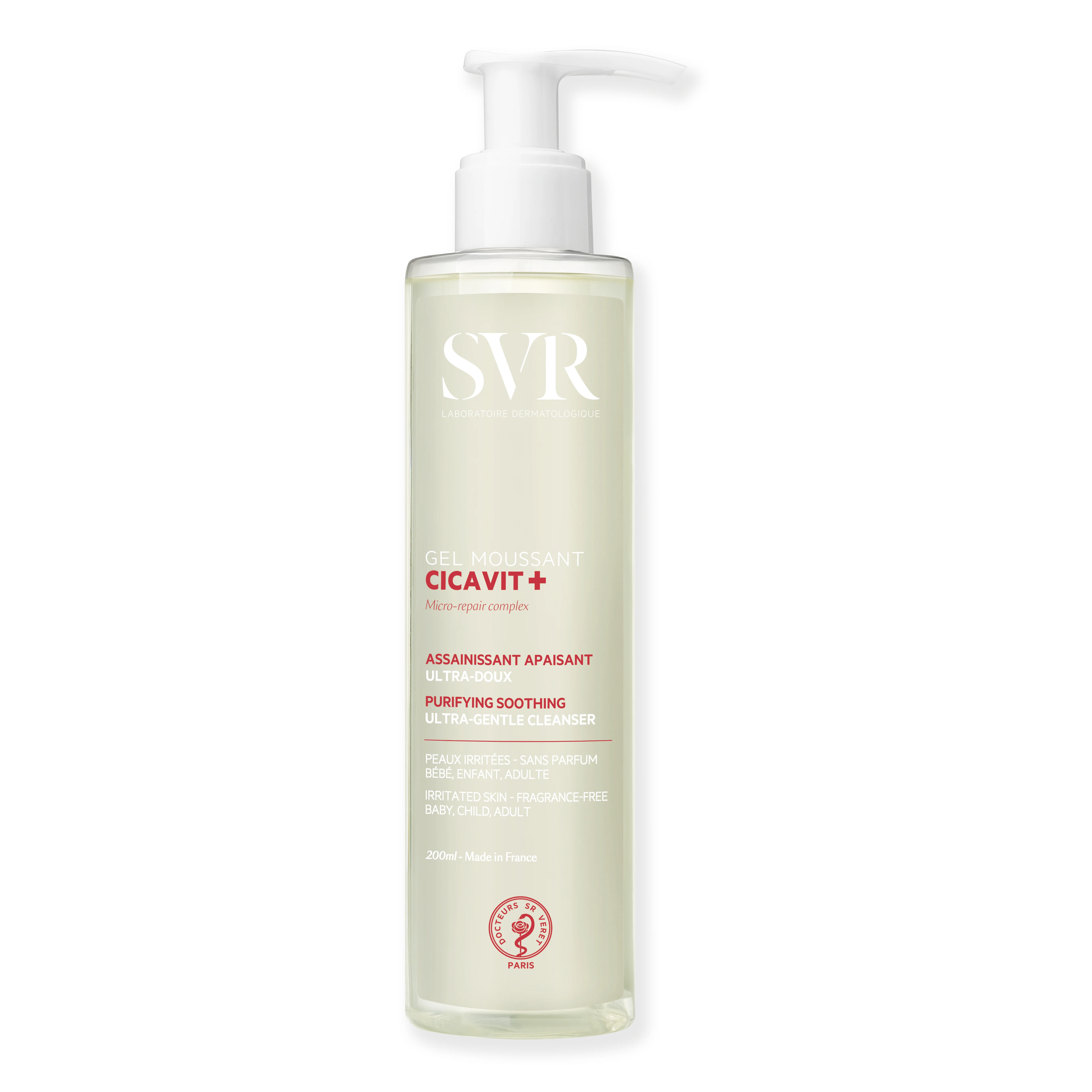 SVR Cicavit+ Gel de Limpeza Ultra Suave 200ml