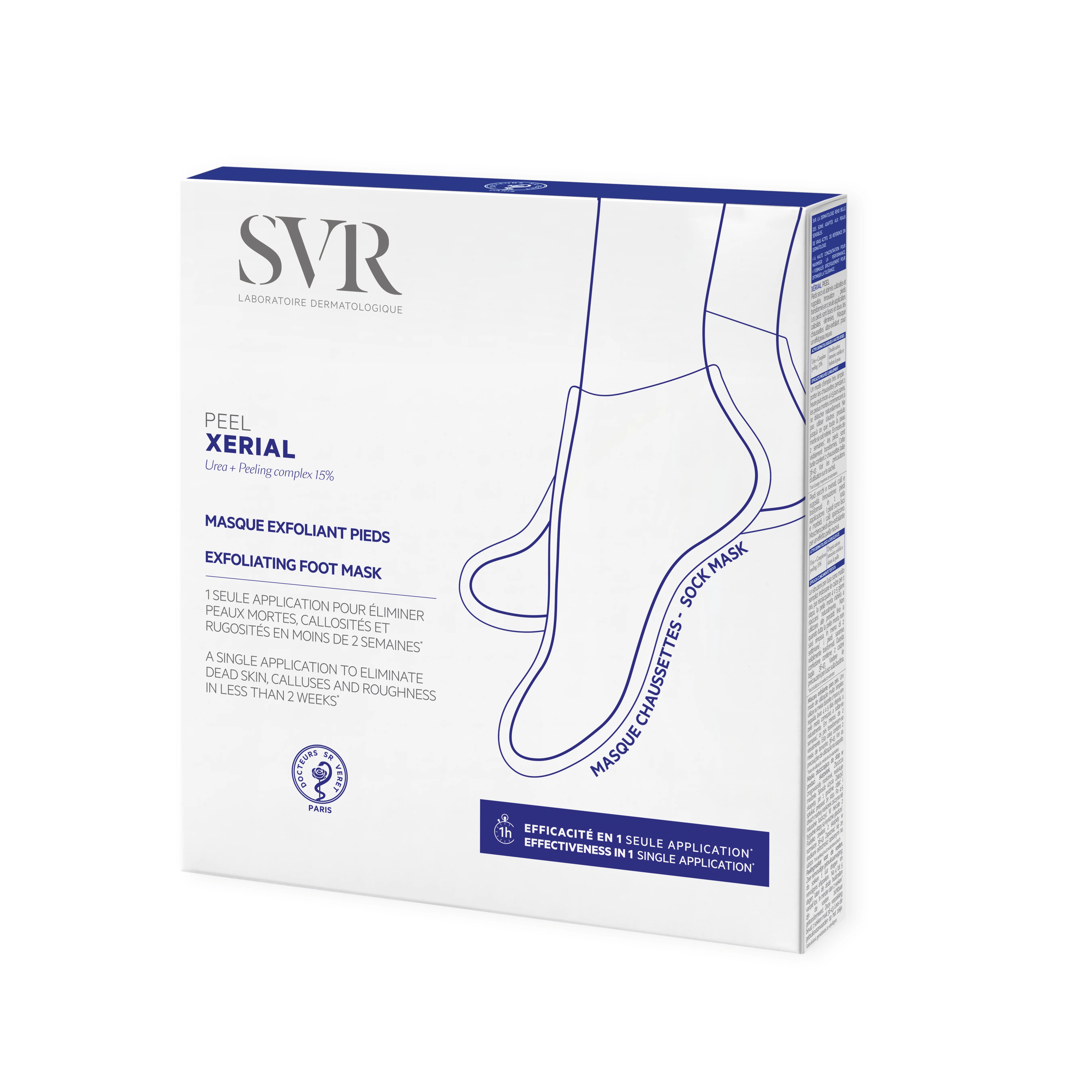 SVR Xerial Peel Mascara Esfoliante para Pés  1 par