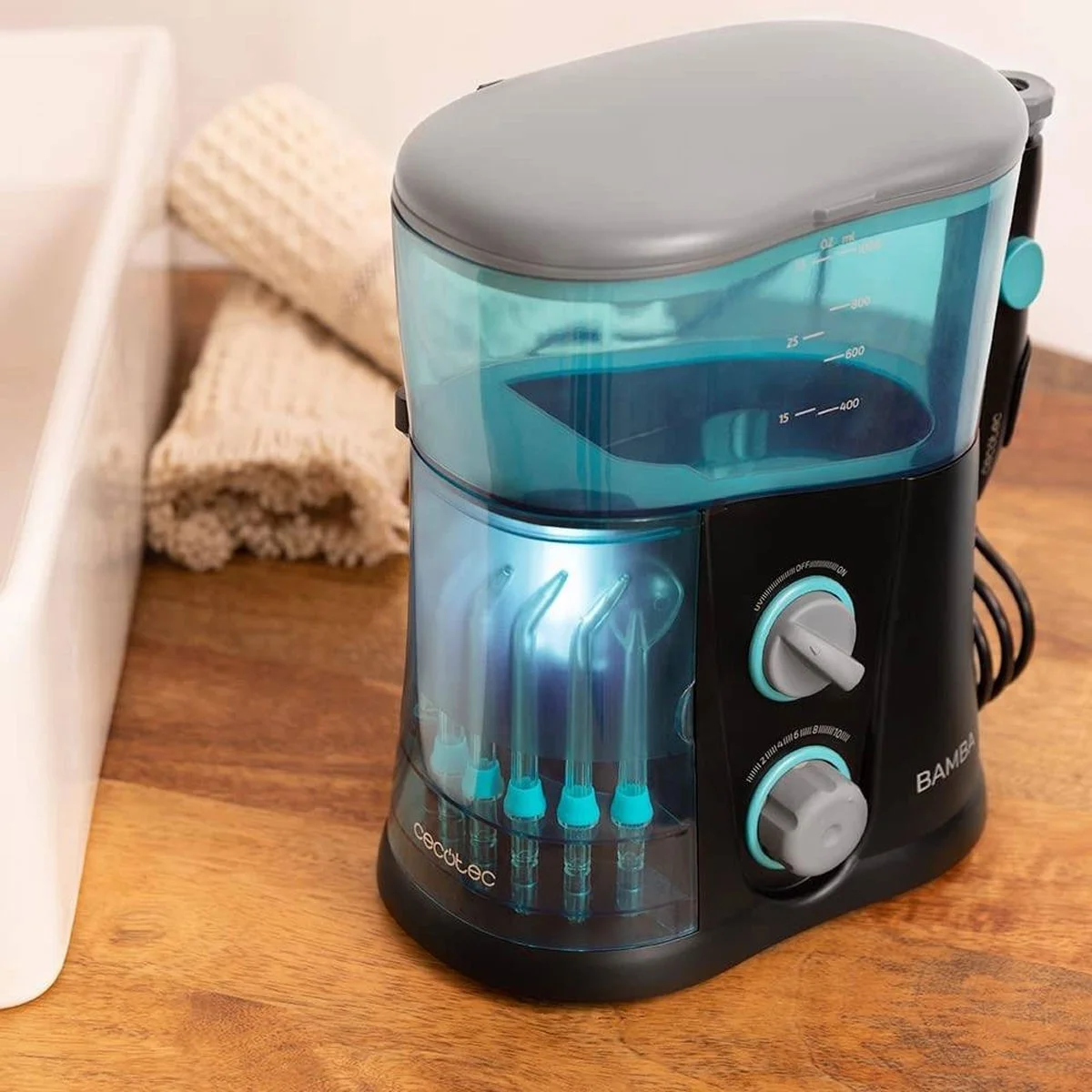 Irrigador Oral Cecotec Bamba ToothCare 1200 Jet Pro