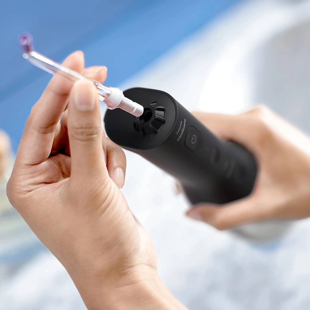 Irrigador Oral Philips Sonicare Power Flosser 3000 HX3826/33 Preto