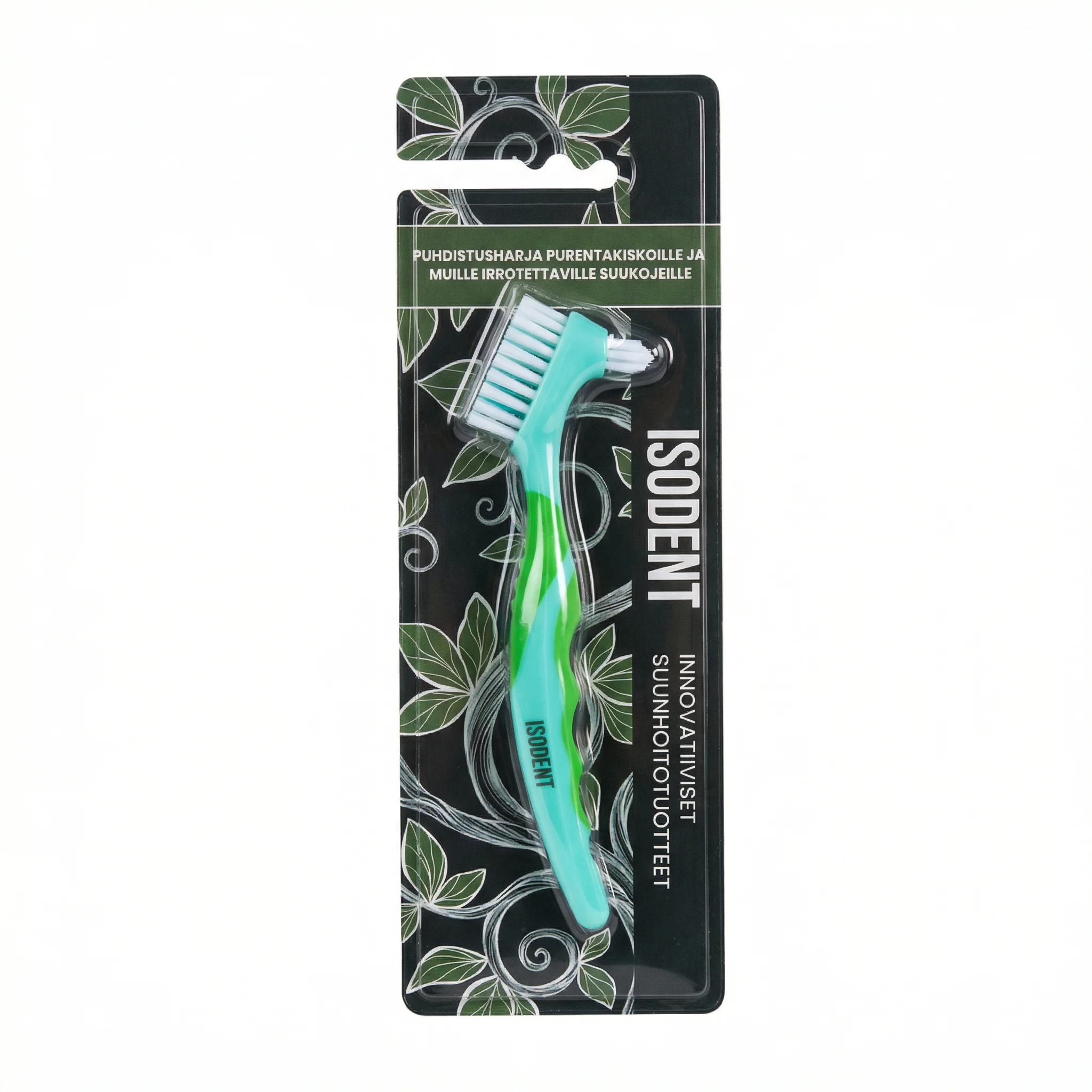 Isodent Escova de Prótese Dentária Verde