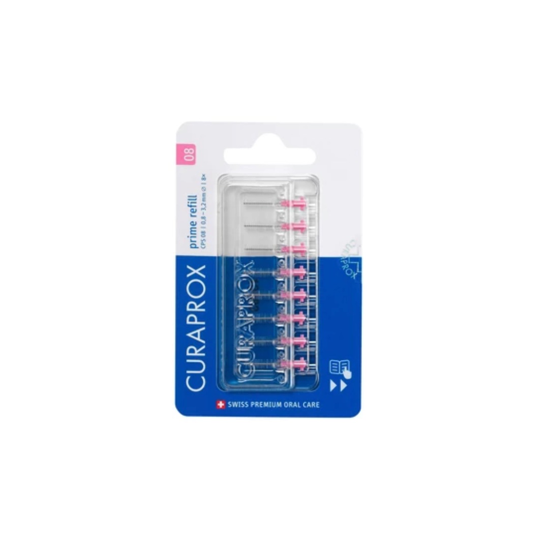 Curaprox Prime Refill CPS 08 Escovilhão Recarga 8 unid