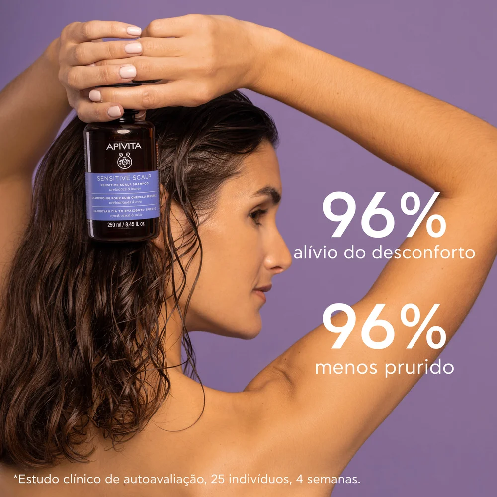 Apivita Sensitive Scalp Champô Couro Cabeludo Sensível 250ml